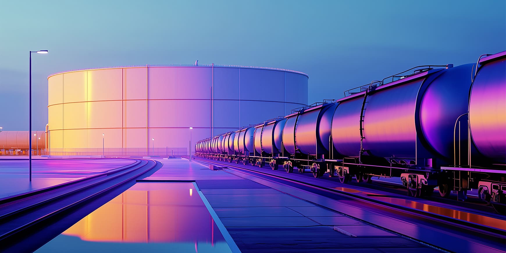 Efficient inland distribution terminal management for seamless logistics